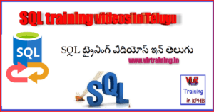 sql training videos in telugu vlrtraining