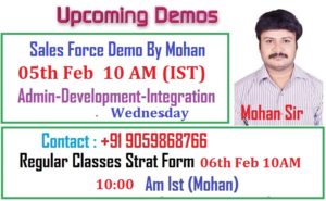 Sales force demo 5th feb 2020 wednesday