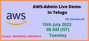 AWS-Admin Live Demo In Telugu