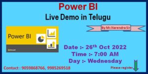 Power BI training in telugu