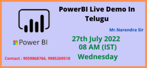 PowerBI Live Demo In Telugu Image