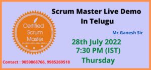Scrum Master Live Demo In Telugu